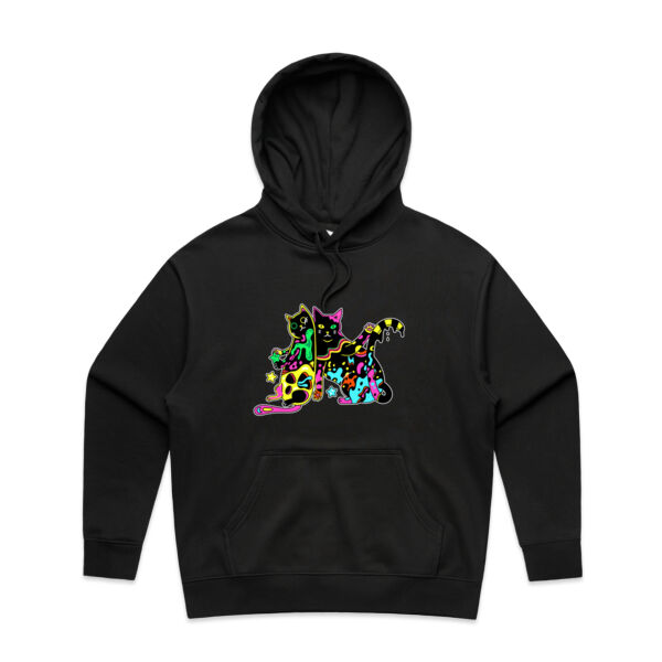 Cats of Neon - AS Colour - Women's Heavy Hood Thumbnail