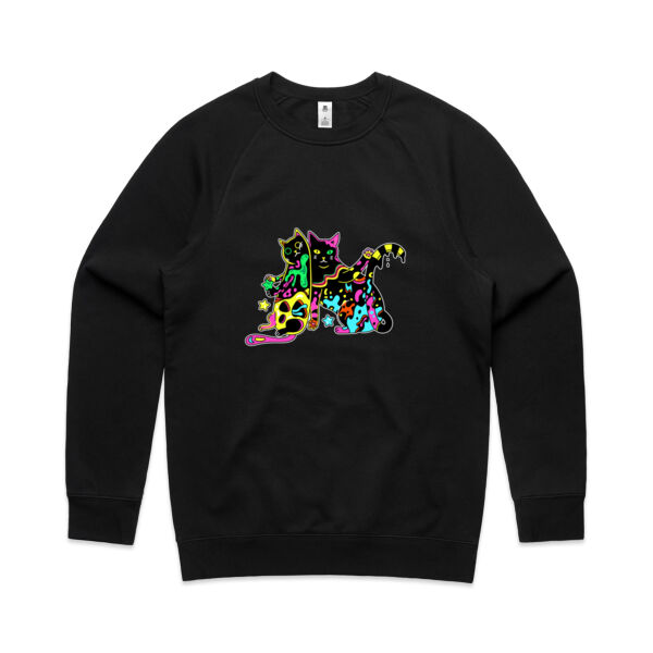 Cats of Neon - AS Colour - Men's Supply Crew Sweatshirt Thumbnail