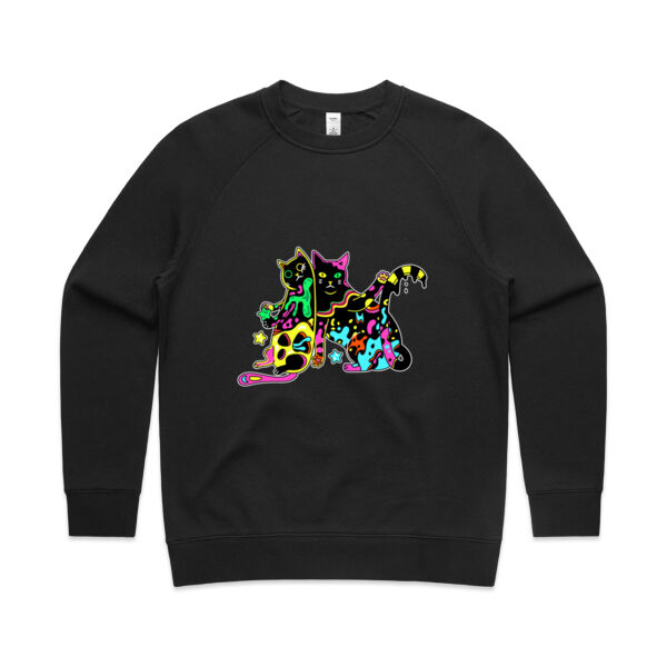 Cats of Neon - AS Colour - Women's Supply Crew Thumbnail