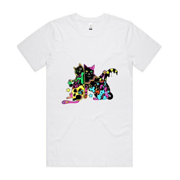 Cats of Neon - AS Colour - Organic Cotton Unisex Tee Thumbnail