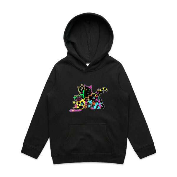 Cats of Neon - AS Colour - Youth Supply Hood Thumbnail