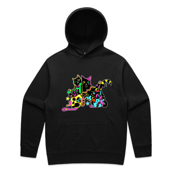 Cats of Neon - AS Colour - Mens Relax Hood Thumbnail
