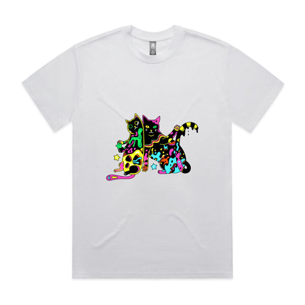 Cats of Neon - AS Colour - Men's Heavy Tee Thumbnail