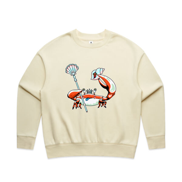 Crab King - AS Colour - Women's Relax Crew Thumbnail