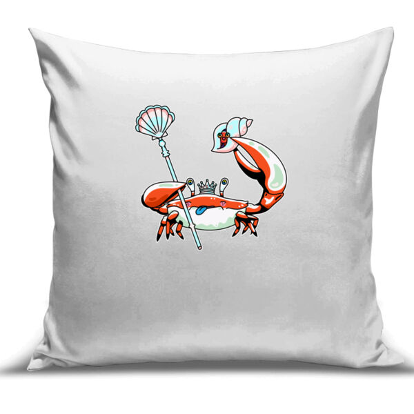 Crab King - Cushion Cover - 100% Linen Thumbnail