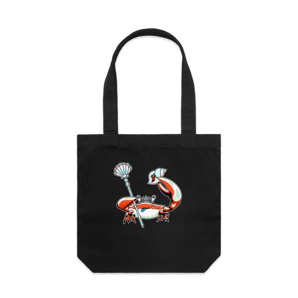 Crab King - AS Colour - Canvas Tote 'Carrie' Bag  Thumbnail