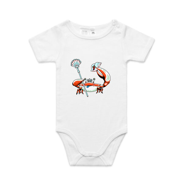 Crab King - AS Colour - Baby 'Mini-me' Onesie Romper Thumbnail