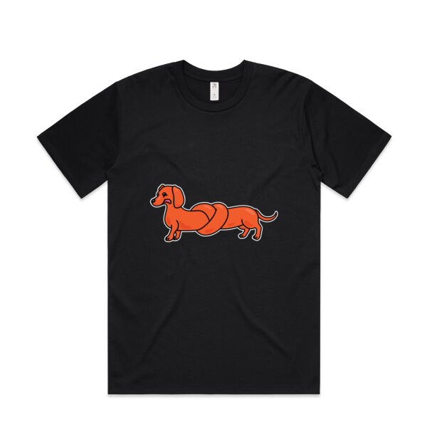 Sausage Dog - Pretzel Tan - AS Colour - Mens Classic Minus Tee Thumbnail