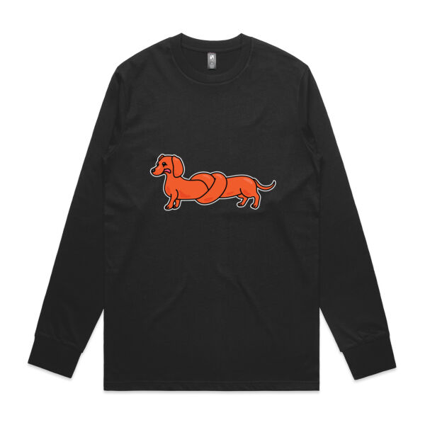 Sausage Dog - Pretzel Tan - AS Colour - Classic L/S Tee Thumbnail