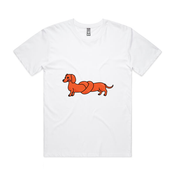 Sausage Dog - Pretzel Tan - AS Colour - Mens Staple Minus Tee  Thumbnail