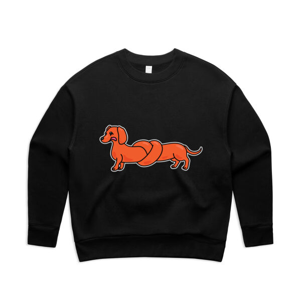 Sausage Dog - Pretzel Tan - AS Colour - Women's Relax Crew Thumbnail