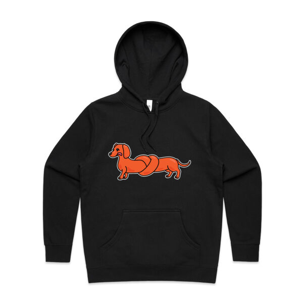 Sausage Dog - Pretzel Tan - AS Colour - Women's Stencil Hood Thumbnail