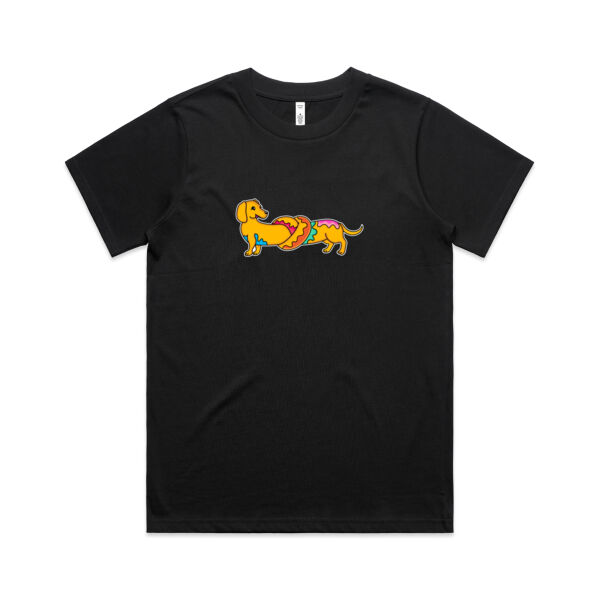 Sausage Dog - Pretzel V2 - AS Colour - Women's Classic Tee Thumbnail