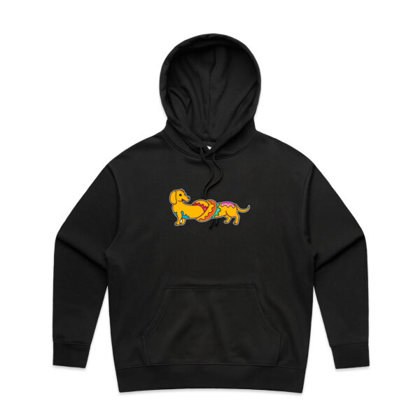 Sausage Dog - Pretzel V2 - AS Colour - Women's Heavy Hood Thumbnail