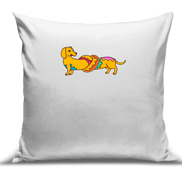 Sausage Dog - Pretzel V2 - Cushion Cover - 100% Linen Thumbnail