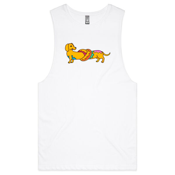 Sausage Dog - Pretzel V2 - AS Colour - Barnard Tank Top - Muscle Tee Thumbnail