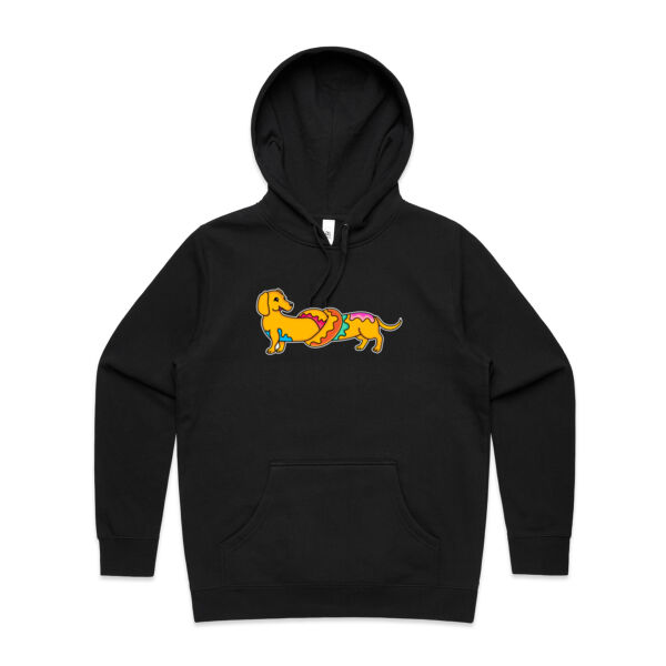 Sausage Dog - Pretzel V2 - AS Colour - Women's Stencil Hood Thumbnail