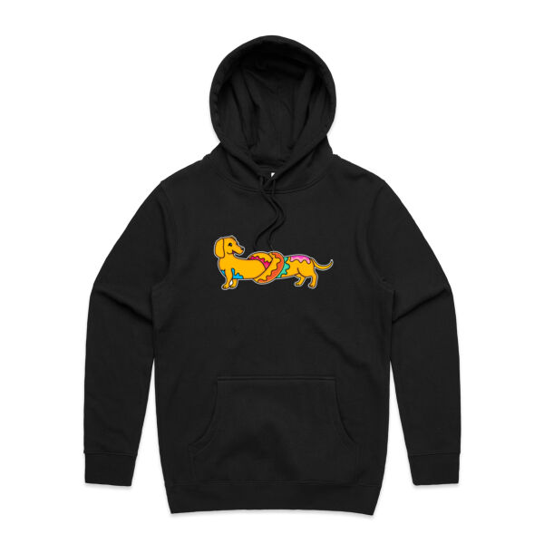 Sausage Dog - Pretzel V2 - AS Colour - Stencil Hood - Unisex Thumbnail