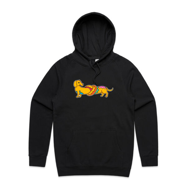 Sausage Dog - Pretzel V2 - AS Colour - Supply Hood Sweatshirt Thumbnail