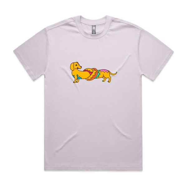 Sausage Dog - Pretzel V2 - AS Colour - Men's Heavy Tee Thumbnail