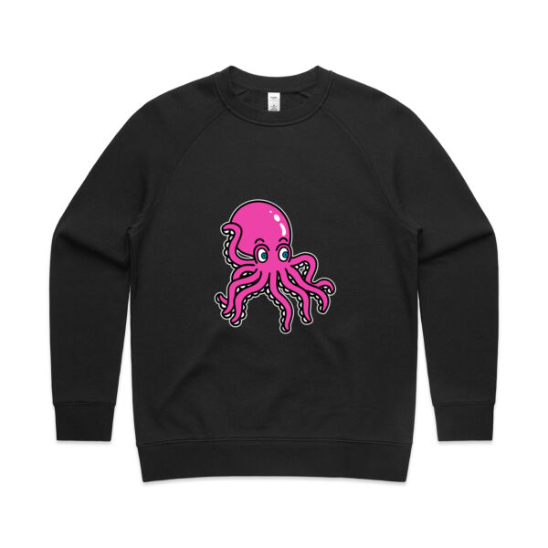 Octo in Pink - AS Colour - Women's Supply Crew Thumbnail