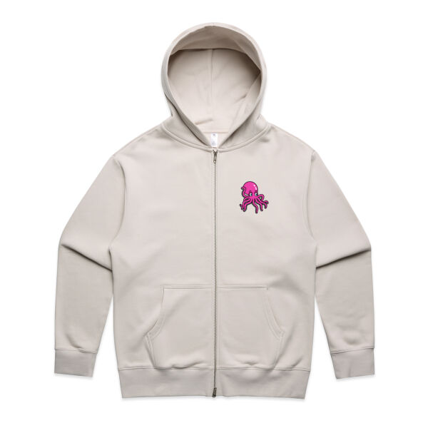 Octo in Pink - AS Colour - Heavy Zip Hood Thumbnail