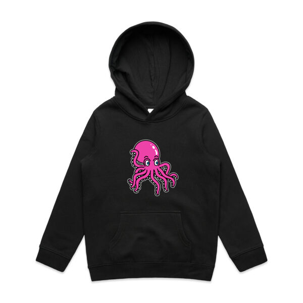 Octo in Pink - AS Colour - Youth Supply Hood Sweatshirt Thumbnail