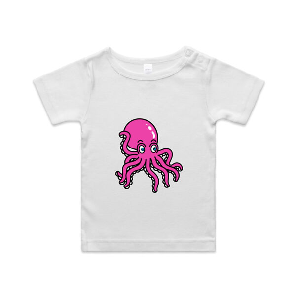 Octo in Pink - AS Colour - Infant Wee Tee Thumbnail
