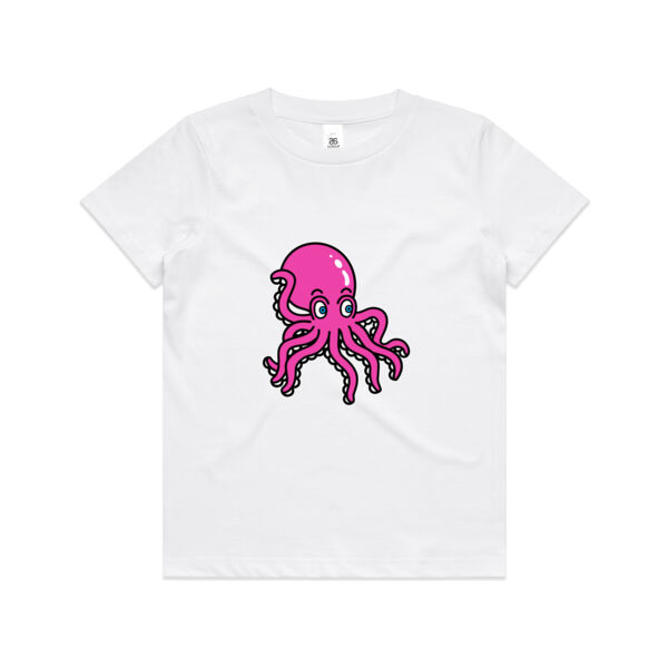Octo in Pink - AS Colour - Kids Youth Tee Thumbnail