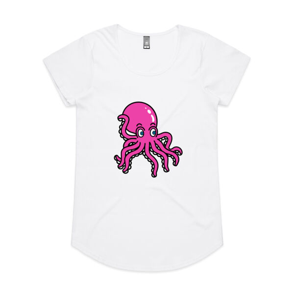 Octo in Pink - AS Colour - Women's 'Mali' Scoop Tee Thumbnail