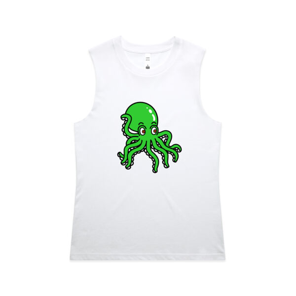 Octo in Green - AS Colour - Women's Maple Tank Thumbnail