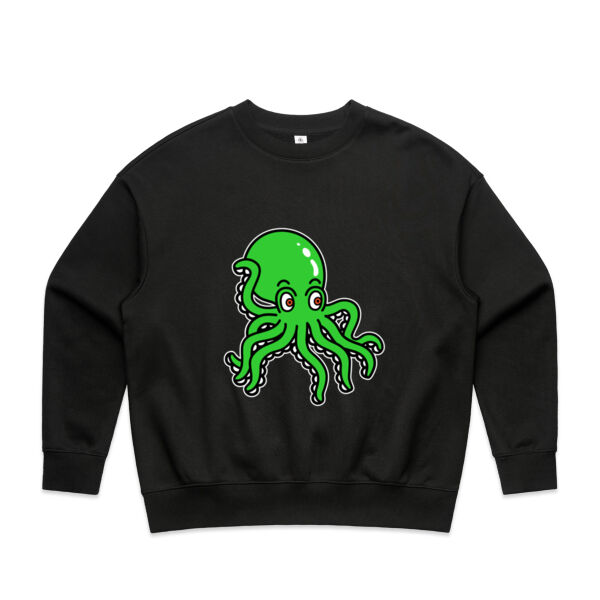 Octo in Green - AS Colour - Wo's Heavy Crew Thumbnail