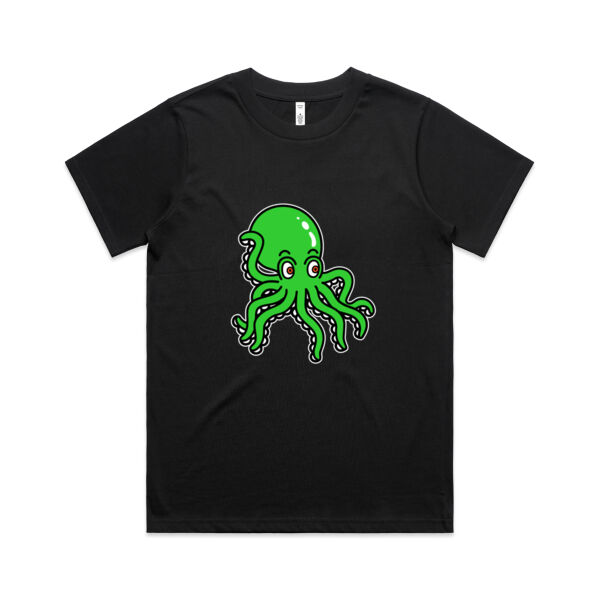 Octo in Green - AS Colour - Women's Classic Tee Thumbnail