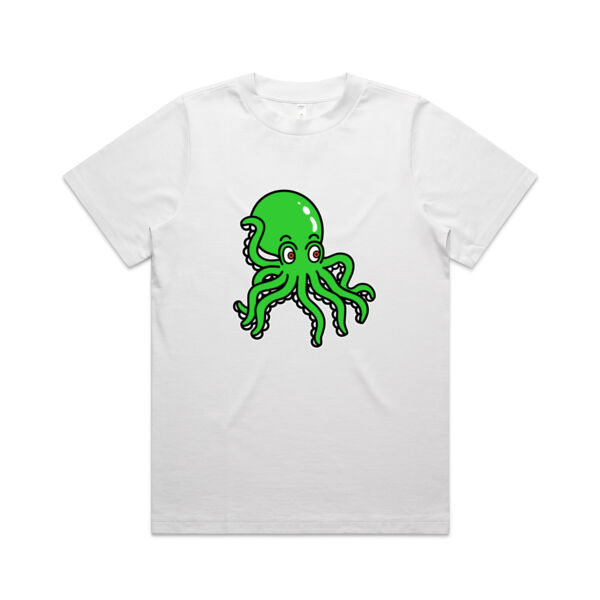 Octo in Green - AS Colour - Women's Heavy Tee Thumbnail