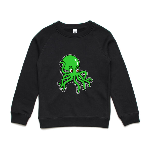 Octo in Green - AS Colour - Youth Supply Crew Sweatshirt Thumbnail