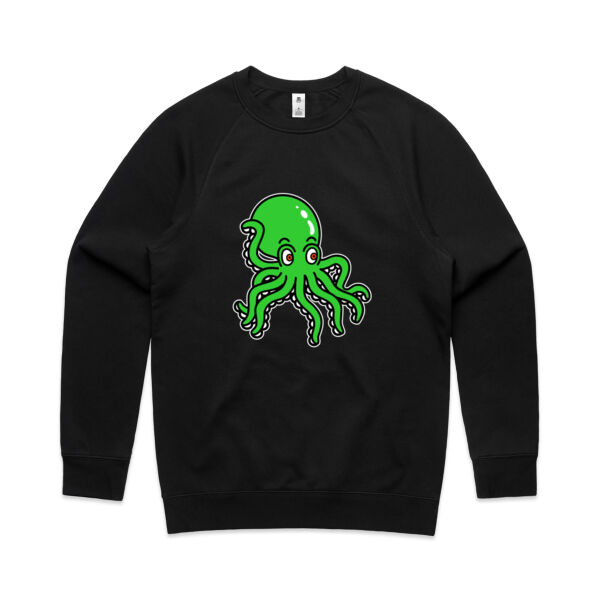 Octo in Green - AS Colour - Men's Supply Crew Sweatshirt Thumbnail