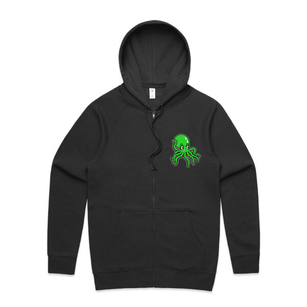 Octo in Green - AS Colour Official Zip Hoodie Thumbnail