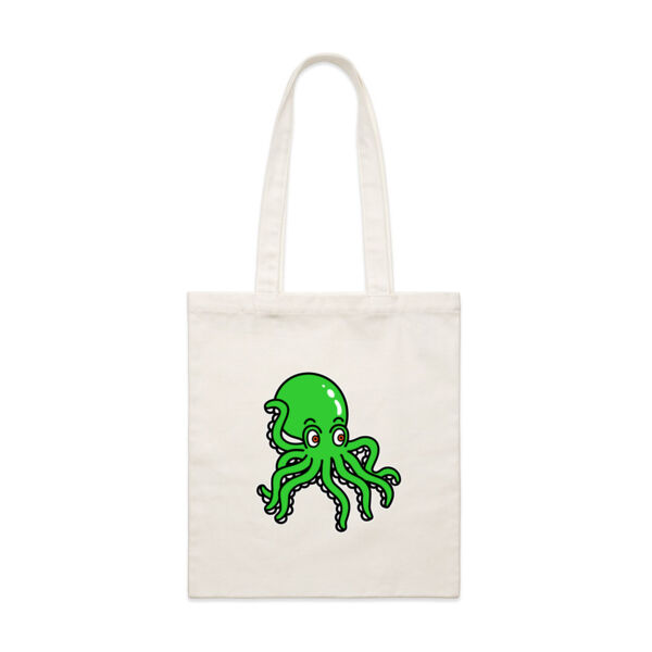 Octo in Green - AS Colour - Parcel Tote (Smallest) Thumbnail