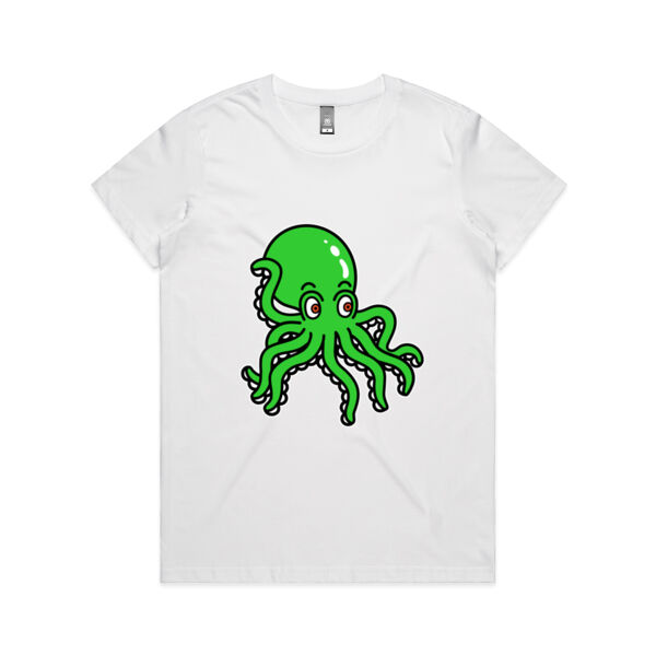 Octo in Green - AS Colour - Women's Maple Tee Thumbnail