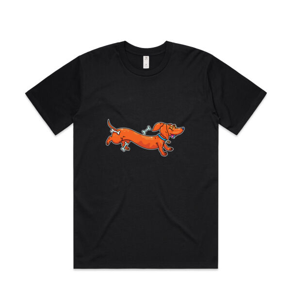 Sausage Dog - Stretchy V2 - AS Colour - Mens Classic Minus Tee Thumbnail