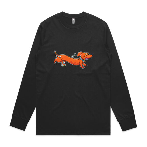Sausage Dog - Stretchy V2 - AS Colour - Classic L/S Tee Thumbnail