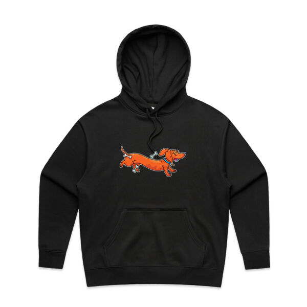 Sausage Dog - Stretchy V2 - AS Colour - Women's Heavy Hood Thumbnail