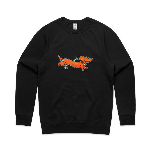 Sausage Dog - Stretchy V2 - AS Colour - Men's Supply Crew Sweatshirt Thumbnail