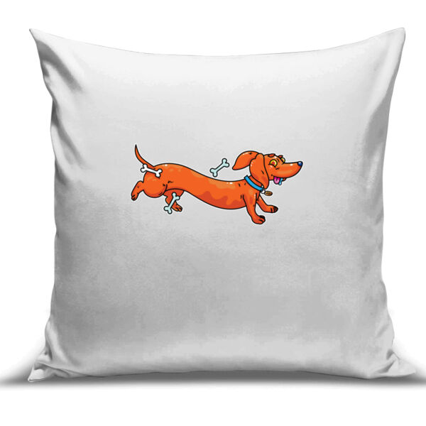 Sausage Dog - Stretchy V2 - Cushion Cover - 100% Linen Thumbnail