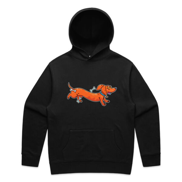 Sausage Dog - Stretchy V2 - AS Colour - Mens Relax Hood Thumbnail