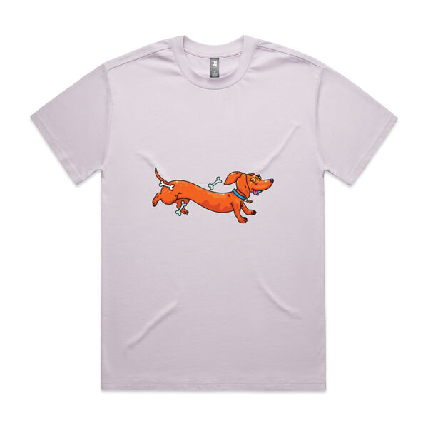 Sausage Dog - Stretchy V2 - AS Colour - Men's Heavy Tee Thumbnail