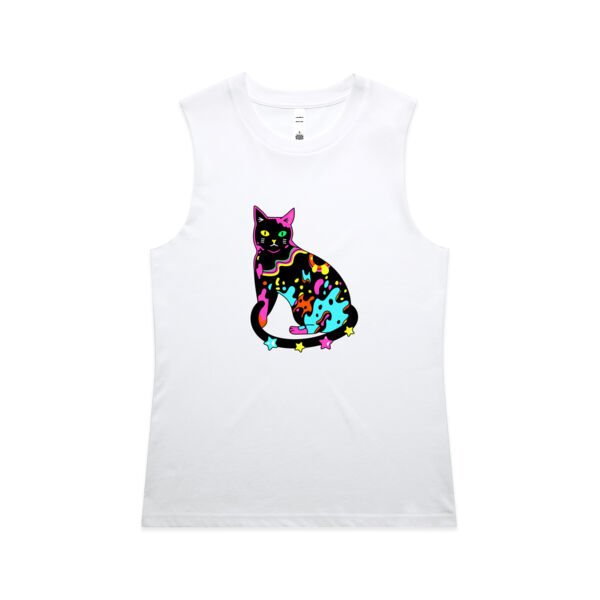Neon Meow - AS Colour - Women's Maple Tank Thumbnail