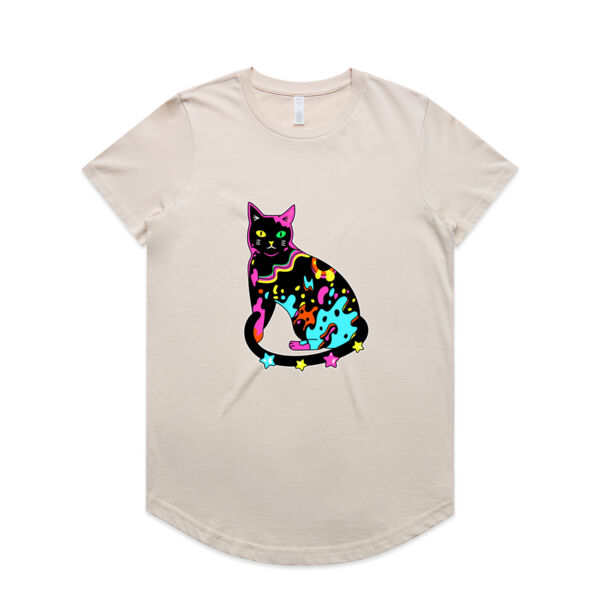 Neon Meow - AS Colour - Women's Maple Curve Tee Thumbnail