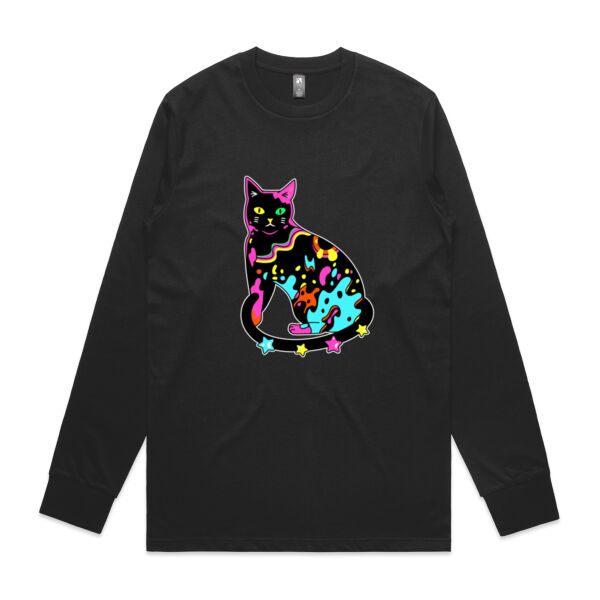 Neon Meow - AS Colour - Classic L/S Tee Thumbnail