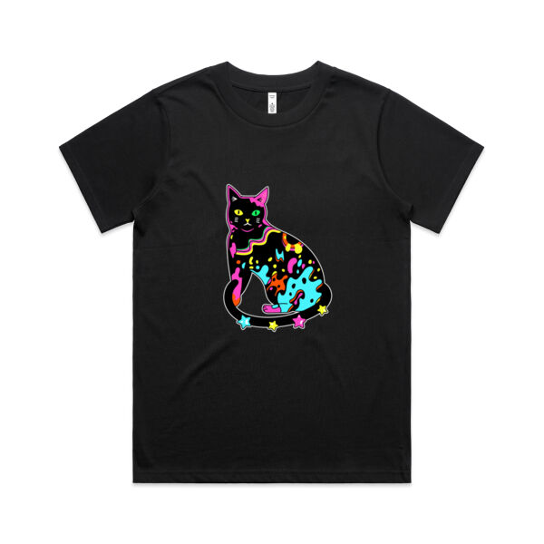 Neon Meow - AS Colour - Women's Classic Tee Thumbnail